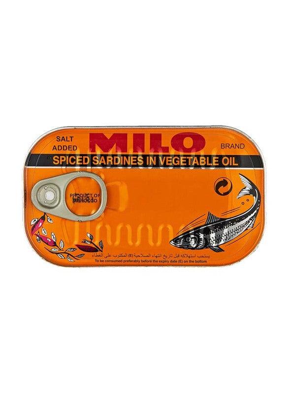 Milo Sardines In Vegetable Oil 125g - Palmyra Orders