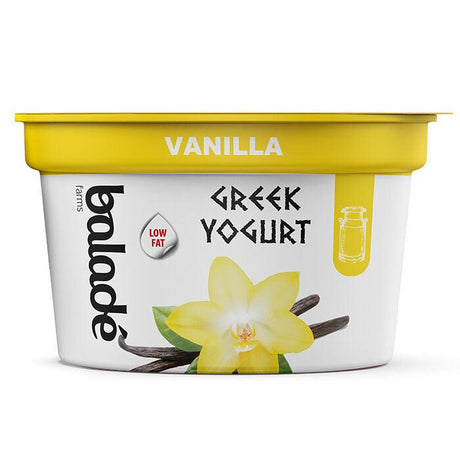Balade Low Fat Greek Yogurt With Vanilla Flavour 180g - Palmyra Orders