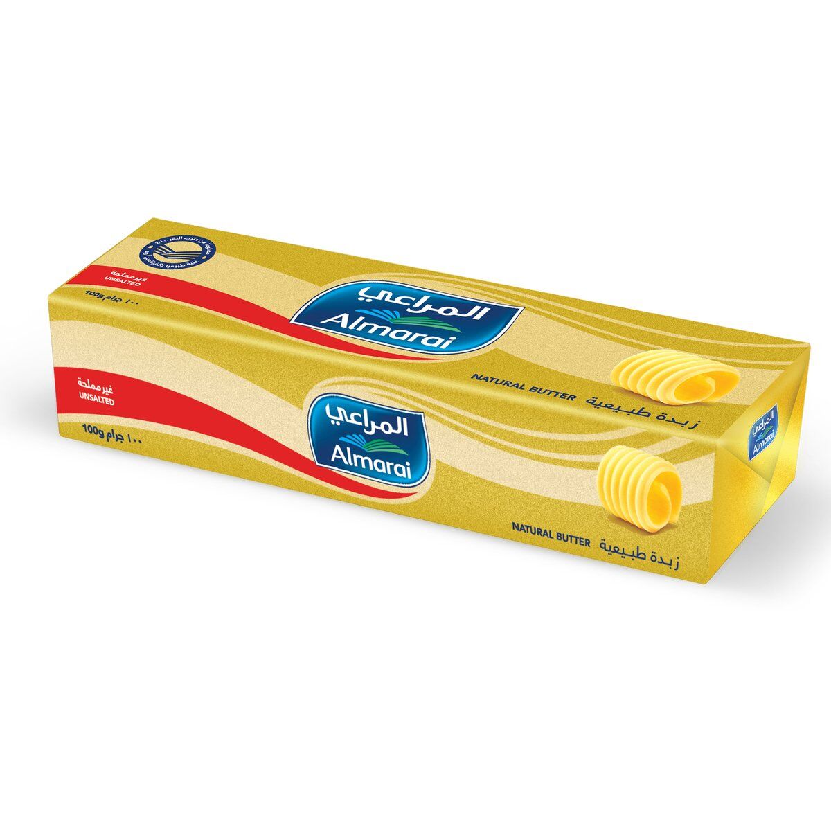 Almarai Natural Butter Unsalted 100g - Palmyra Orders