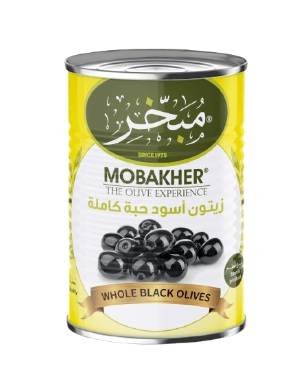 Mobakher Whole Black Olives 2.5kg - Palmyra Orders