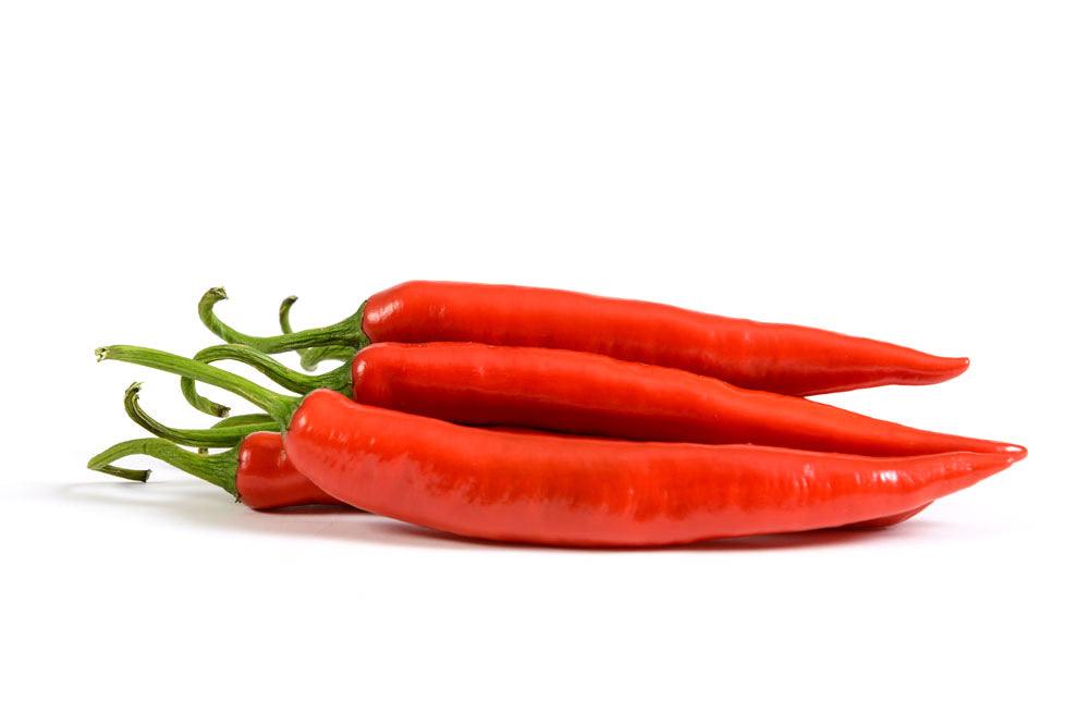 Red Hot Capsicum Long 500g - Palmyra Orders