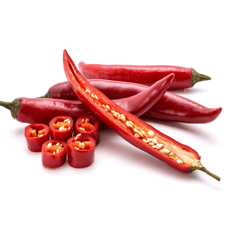 Red Hot Capsicum Long 500g - Palmyra Orders