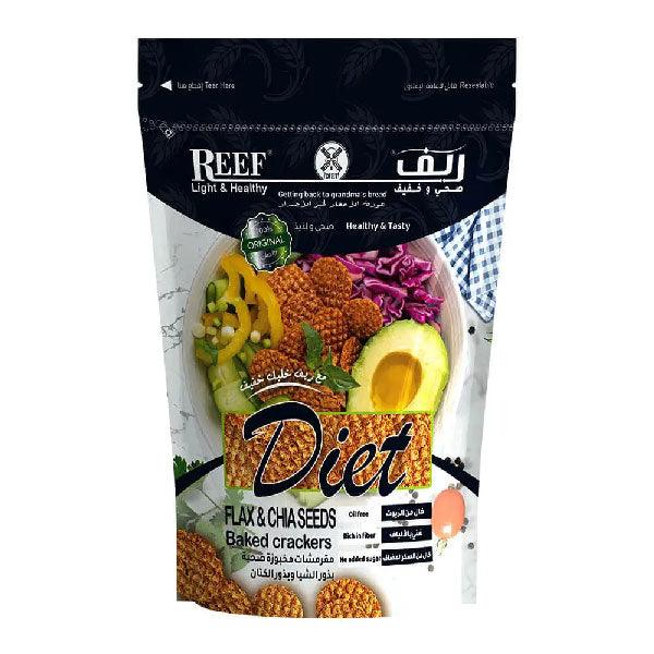 Reef Flax And Chia Seeds Baked Crackers 150g - Palmyra Orders