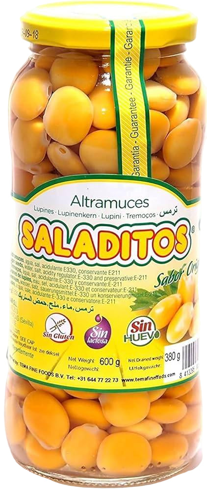 Saladitos Lupins Beans-600g - Palmyra Orders
