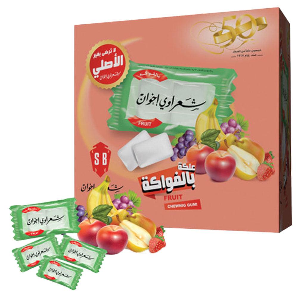 Sharawi Chewing Gum Fruit 100 packets x 2 pieces - Palmyra Orders