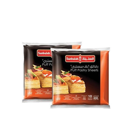 Sunbulah Puff Pastry Sheets 10 Pieces- 400g - Palmyra Orders