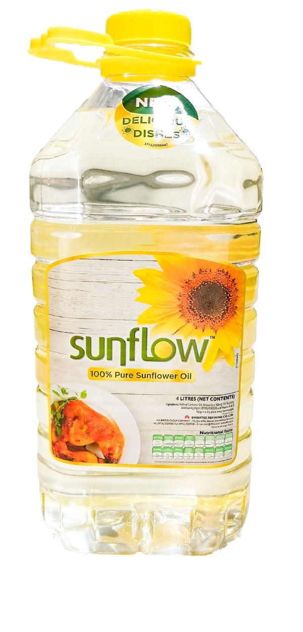 Sunflow Pure Sunflower Oil-4L - Palmyra Orders