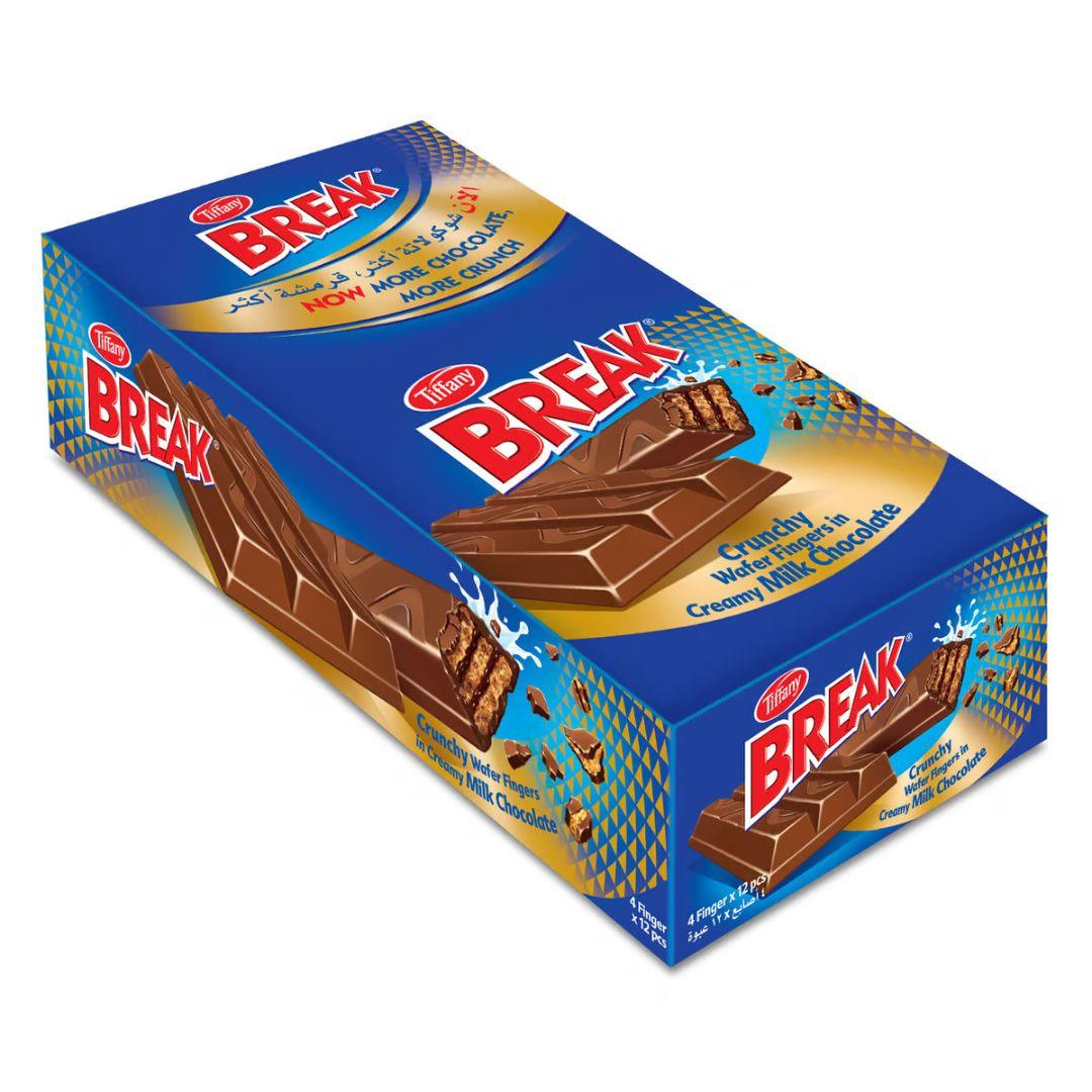 Tiffany Break Crunchy Wafer Fingers 4 Finger x 12 pcs - Palmyra Orders