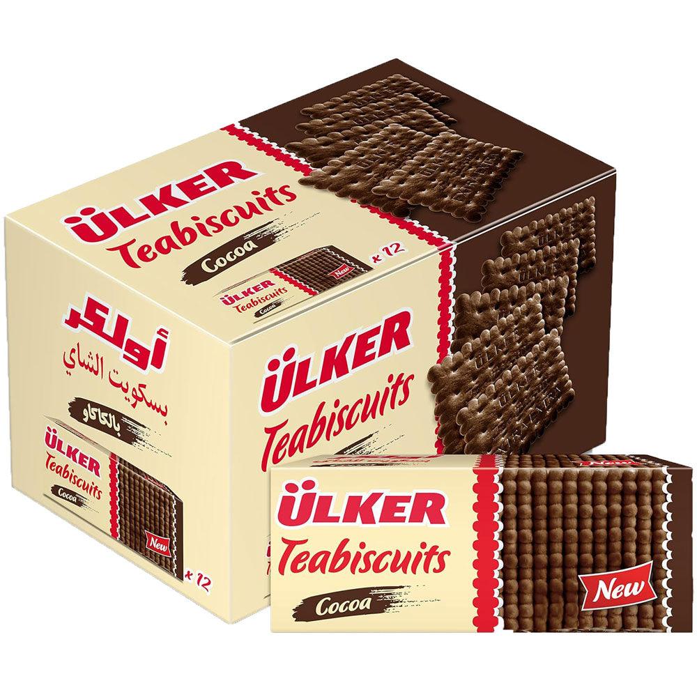 Ulker Tea Biscuits Cocoa 12 Pieces - Palmyra Orders