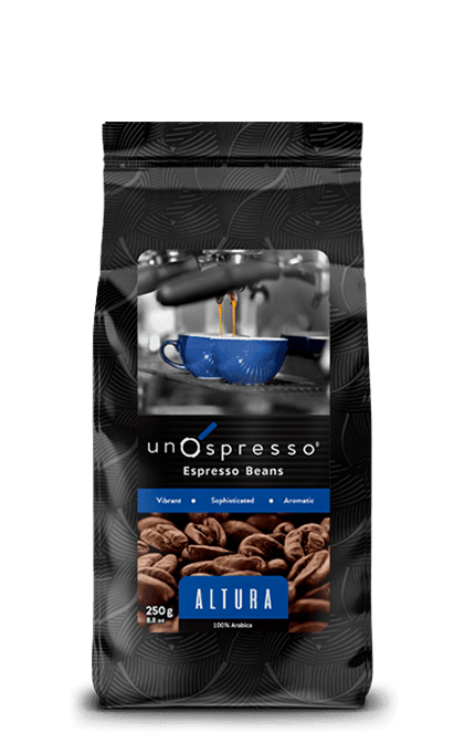 Uno Spresso Espresso Coffee Beans Altura 250g - Palmyra Orders