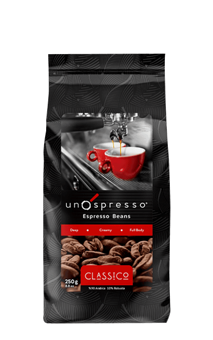 Uno Spresso Espresso Coffee Beans Classico 250g - Palmyra Orders