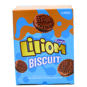 Barakat Cocoa Sandwich Biscuits with Chocolate Cream Filling 12 pcs - Palmyra Orders