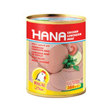 "Hana Chicken Luncheon Meat - Savory and Convenient 380g Can"