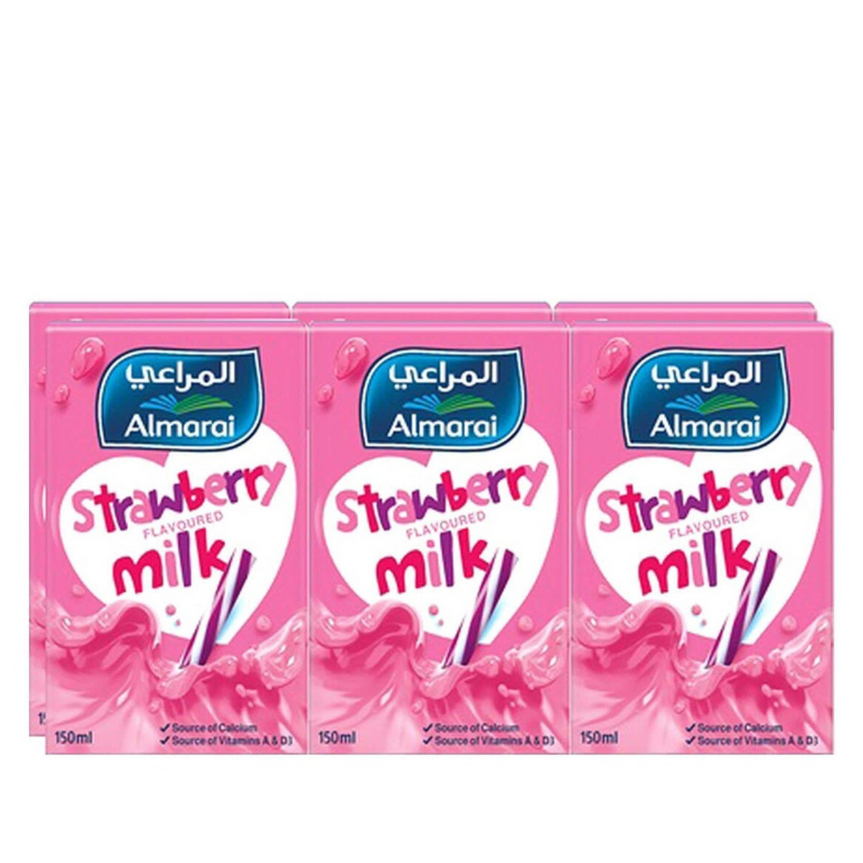 Almarai Long Life Strawberry Milk 6 x 150ml