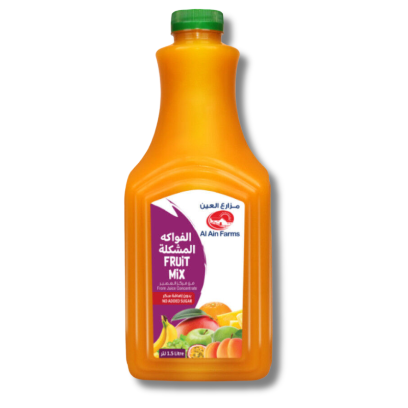 Al Ain Fruit Mix Nectar 1.5Litre with a blend of fruity flavors