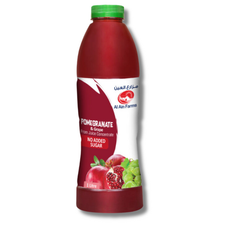 Al Ain Pomegranate & Grape Nectar 1Litre with pomegranate and grape flavors