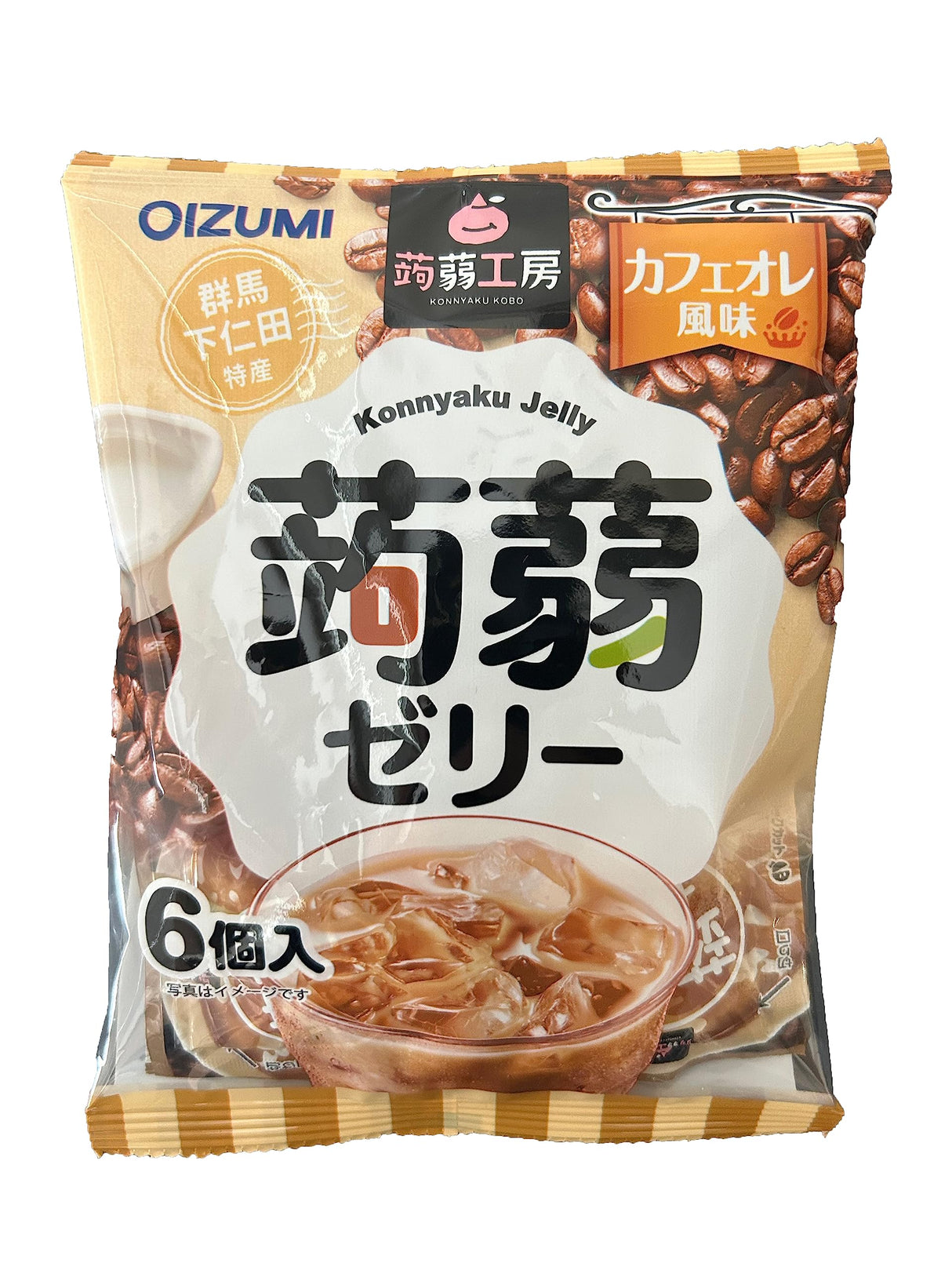 OIZUMI Konjac (Konnyaku) Jelly with Café au Lait Flavor 106g - Palmyra Orders