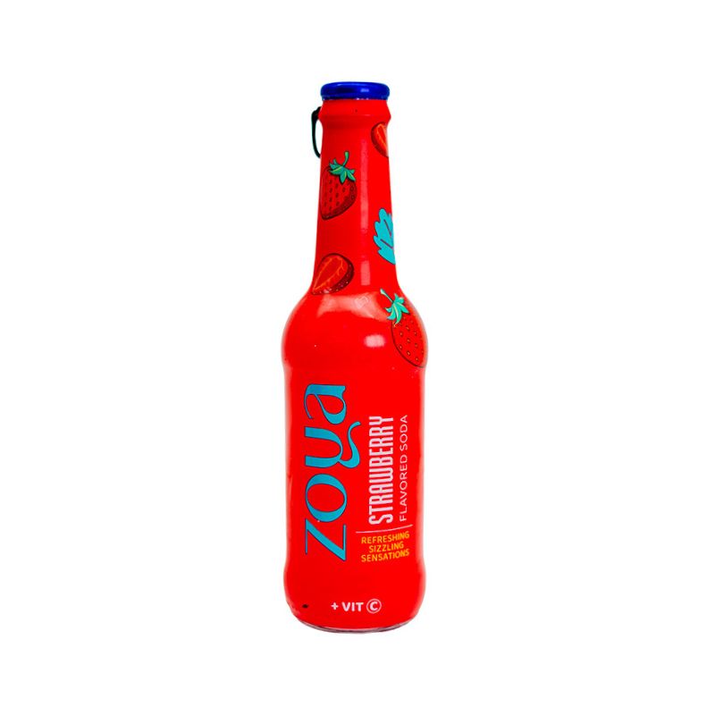 Zoya Strawberry Flavored Soda – 275ml - Palmyra Orders 