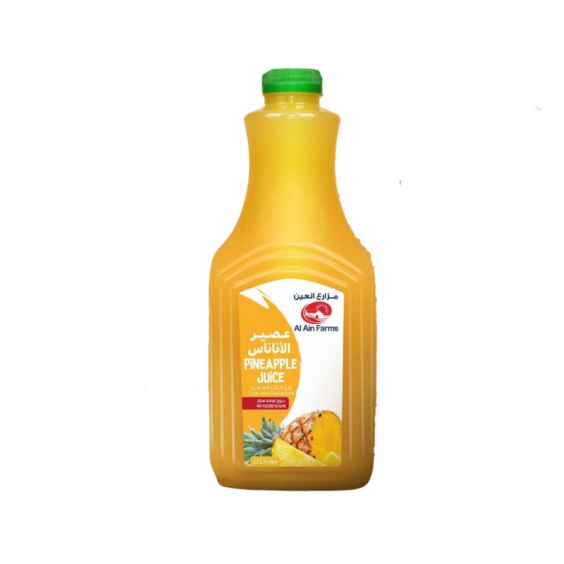 Al Ain Farms Pineapple Juice – 1.5L | Tropical Taste,Refreshing pineapple juice Sharjah,Dubai,AbuDhabi,UAE.