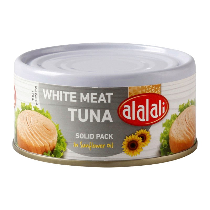 Al Alali White Meat Tuna in Sunflower Oil, 170g, Premium Al Alali tuna,Free Delivery In Dubai, Sharjah, Abu Dhabi, Ajman, UAE.