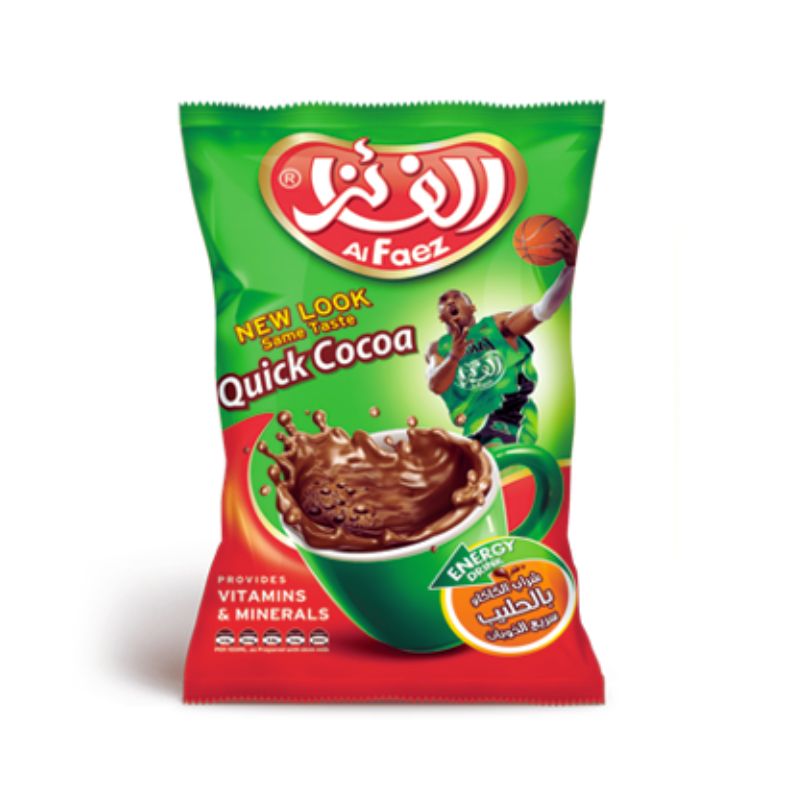 Al Faez Instant Quick Cacao Drink 400g – Dubai UAE chocolate mix.