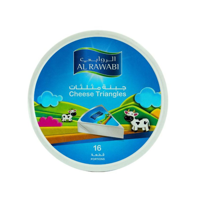 Al Rawabi Triangles Cheese Full Fat – 16 Pcs (240g) - Palmyra Orders