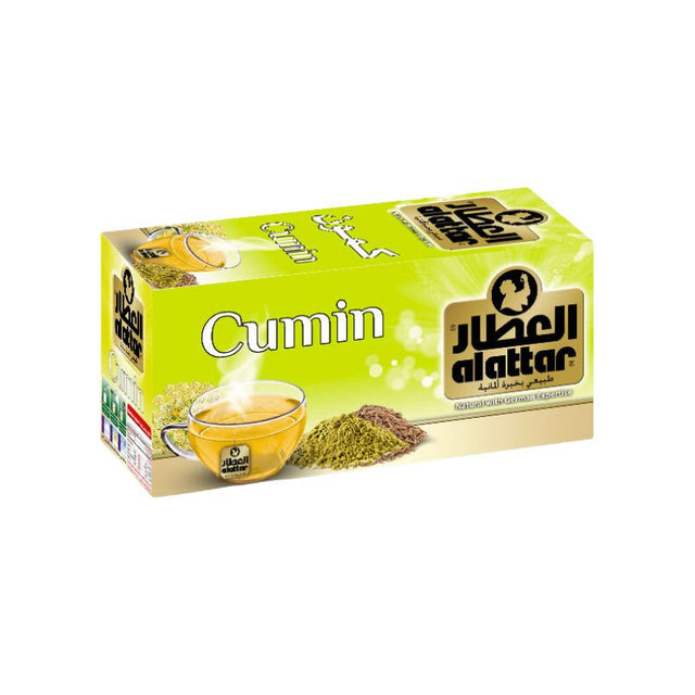 Alattar Cumin Herbal Tea – 20 Bags,Herbal digestive cumin tea – Sharjah Dubai & UAE orders.

