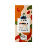 "dubai chocolate bar nutella, featuring a rich blend of velvety chocolate and smooth Nutella cream."