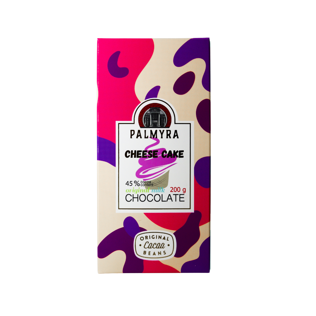 "dubai chocolate bar cheese cake Flavour 200g, featuring a blend of rich chocolate and creamy cheesecake, elegantly packaged for a luxurious and unique dessert experience."