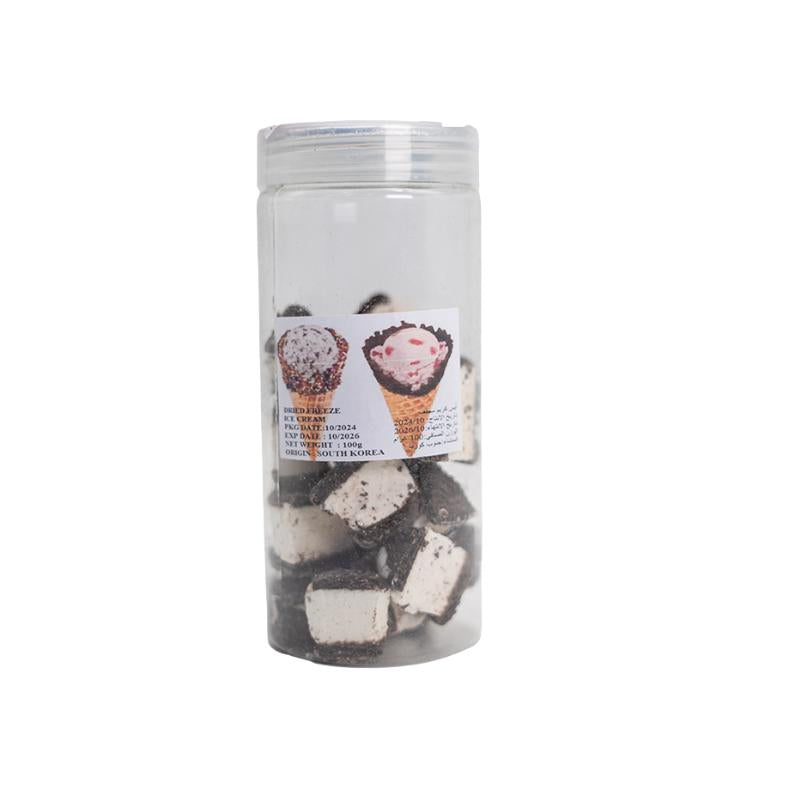 Freeze Dried Ice Cream Oreo Flavored 100g,Crunchy Cookies &amp; Cream Snack,free delivery in Ajman,dubai,abu dhabi,uae.