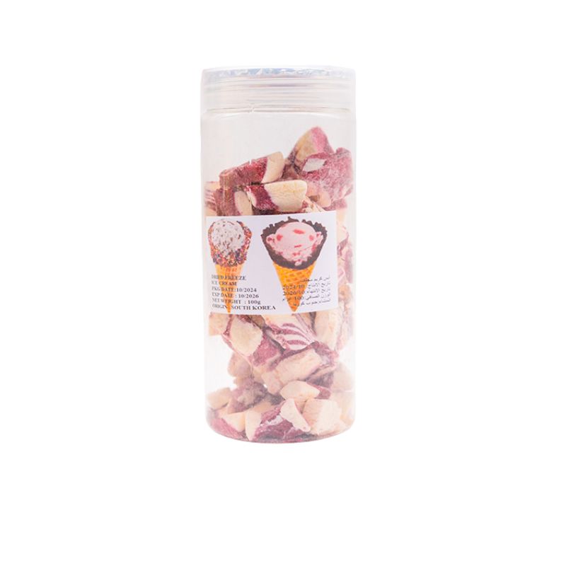 Freeze Dried Ice Cream Tutti Frutti Flavored 100g – Fruity & Crunchy Snack in UAE