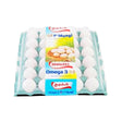 Khaleej White Omega 3 Eggs, Medium, 30pcs, pack fresh farm-sourced DHA-rich eggs perfect for daily meals in Dubai and across UAE