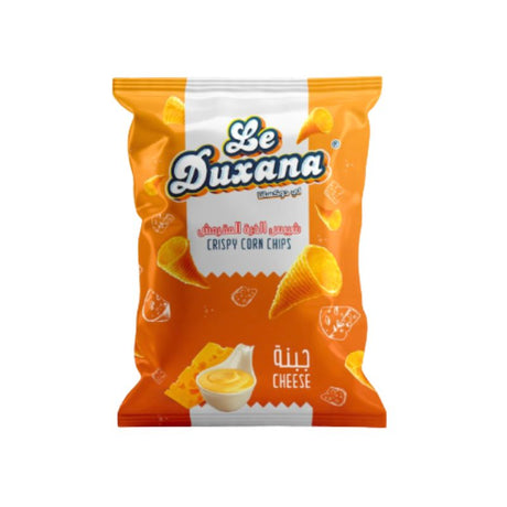 Le Duxana Corn Chips Cheese Flavor - 70g | Cheesy Snack UAE, Kids snack cheese corn chips In Ajman, Dubai, Abu Dhabi, Sharjah, UAE.