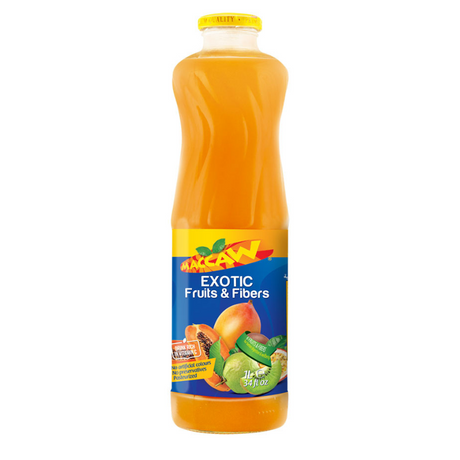 Maccaw Exotic Fruits And Fibers Drink, 1L, family-sized healthy beverage in the UAE.