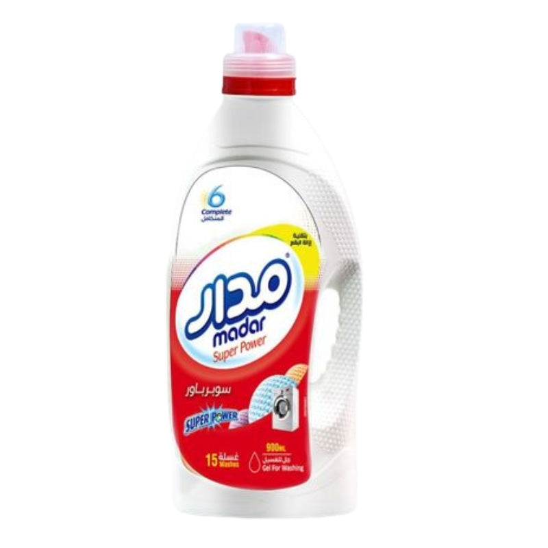 Madar Automatic Washing Gel, Super Power - 3L, Automatic Washing Gel for UAE Households
