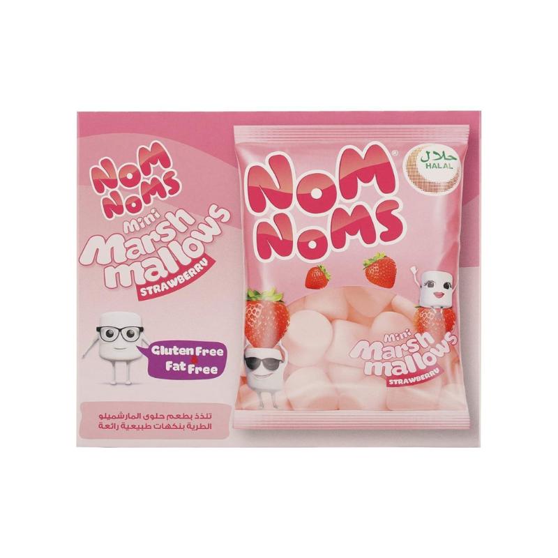 Nom Noms Mini Marshmallows Strawberry - 12 x 22g - Palmyra Orders