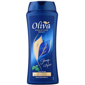 Front Bottle Oliva Anti Dandruff Shampoo Mint - 400ml, Aman.