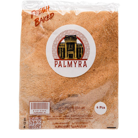 Saj Bread Whole Wheat Large By Palmyra Orders -  4 Pieces,fresh saj bread in uae 
