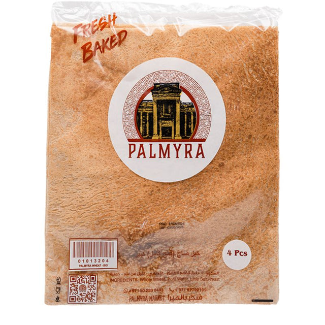 Saj Bread Whole Wheat Large By Palmyra Orders -  4 Pieces,fresh saj bread in uae 