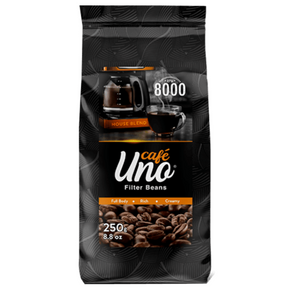 Uno Cafe Filter Coffee Beans 8000 250g - Palmyra Orders