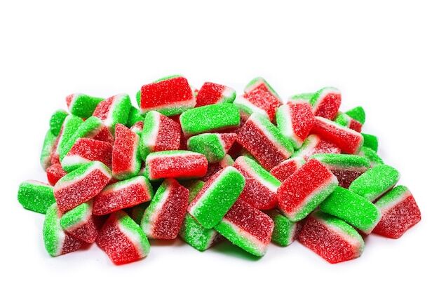 Watermelon Jelly Sweets ,250g - Tasty Chewing Delight,UAE FREE DELIVERY