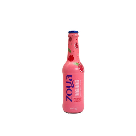 Zoya Pomegranate Flavored Soda – 275ml – Fruity, fizzy, and refreshing pomegranate soda.Abu dhabi,Dubai,Sharjah,Ajman,UAE.