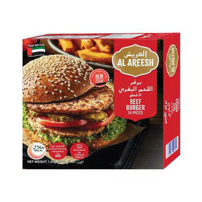 Al Areesh Beef Burger 24 Pieces 1.2kg - Palmyra Orders