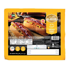 Al Areesh Chicken Franks 340g - Palmyra Orders
