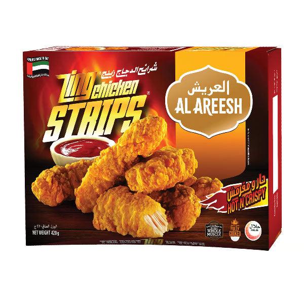 Al Areesh Zing Chicken Strips 420g - Shop Your Daily Fresh Products - Free Delivery 