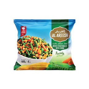 Al Areesh Mixed Vegetables With Corn 400g - Palmyra Orders