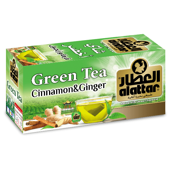 Alattar Green Tea Cinnamon & Ginger 20bags - Shop Your Daily Fresh Products - Free Delivery 