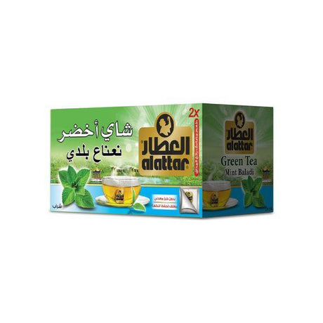 Alattar Green Tea Mint Baladi 20bag - Shop Your Daily Fresh Products - Free Delivery 