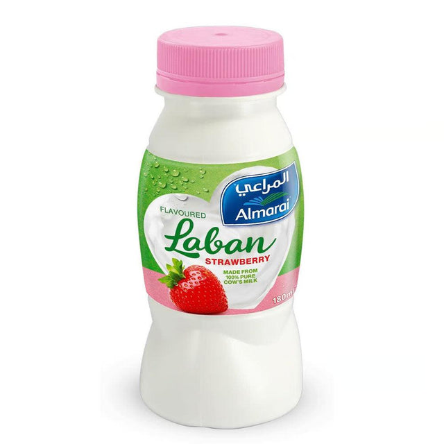Almarai Flavoured Laban Strawberry 180ml - Palmyra Orders