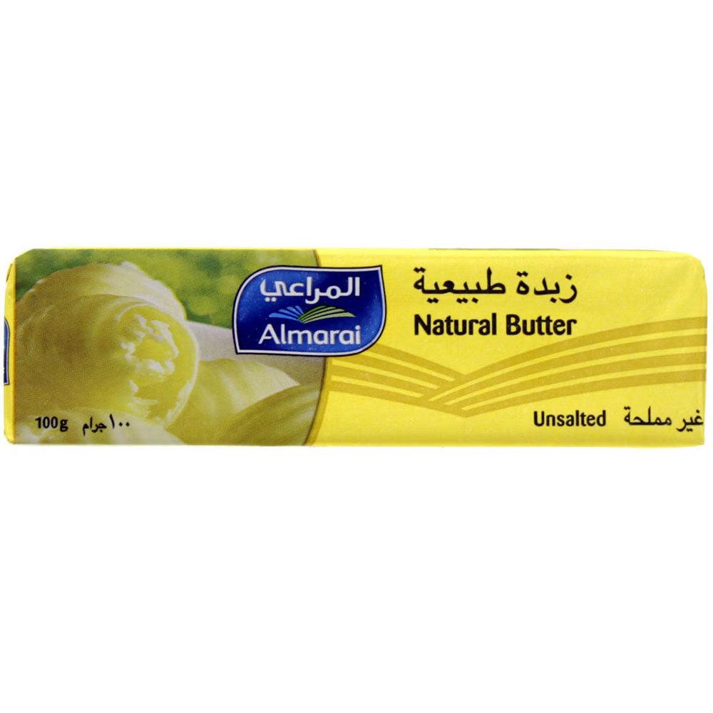 Almarai Natural Butter Unsalted 100g - Shop Your Daily Fresh Products - Free Delivery 